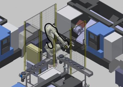 Implementation of an automated CNC machining station for cast iron forgings