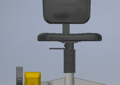 Design of a movable chair for a welding station
